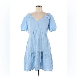 NEW Gap Flowy V-Neck Cotton Dress Size M